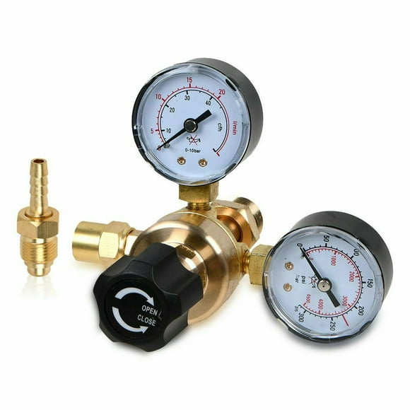 Hukai Argon CO2 Gauges Pressure Reducer Mig Flow Meter Control Valve Welding Regulator Hukai Argon CO2 Gauges Pressure Reducer Mig Flow Meter Control Valve Welding Regulator